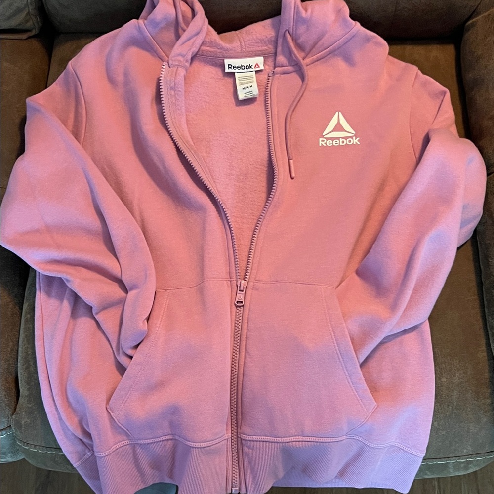 Reebok  Pink Hoodie Jacket
